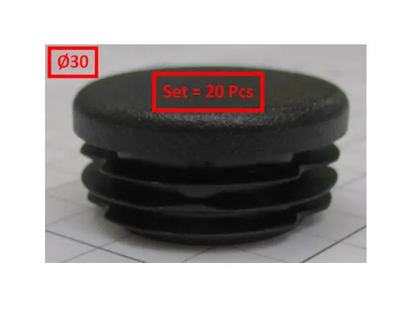 [65TA30S20] KAPJE VOOR BUIS DIAM 30 x 1,5 MM - 20 STUKS