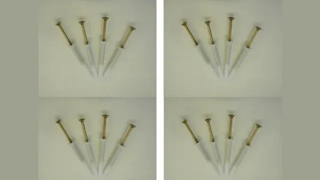 [6GTTS16] Set van 4 gordijnschroeven voor gordijnprofiel