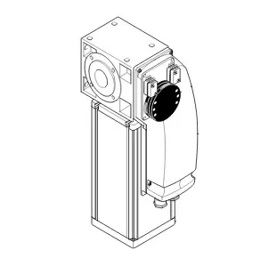 [6K22INVENC] K22 Motor aandrijving 230V 3-fasig vooringesteld voor encoder