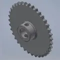 [6K8317B] Tandwiel Z36 + borgpen voor oprolas Sector Reset - 400V versie