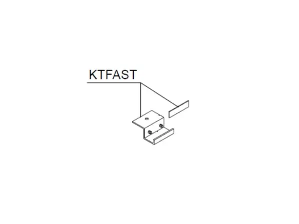 [6KTFAST] BOVENSTE BEVESTIGING DOEK- PER 3
