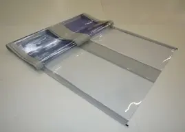 [6PVC7158] SECTION PVC TRANSPARENT H 930 MM - SUR MESURE