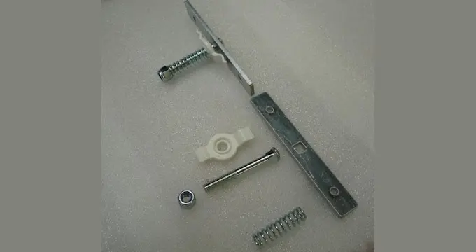 [KSPRING] 10 INOX veren + schroeven + boutjes + rondellen voor geleiding