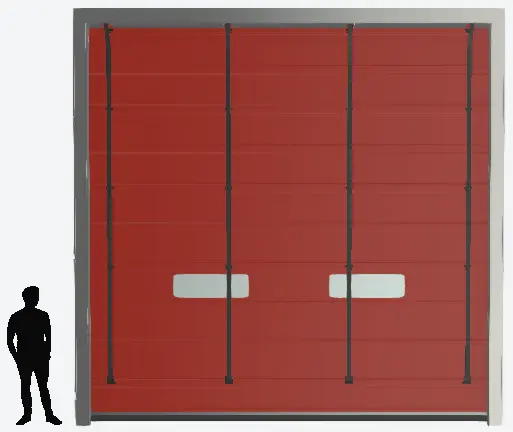 [TFB5040] TRAFFIC C snelvouwdeur - 3 fasig 400V - PL5000 x PH4000 mm