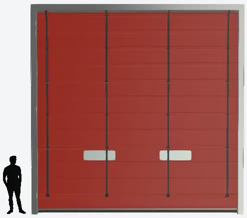 [TFB6050] TRAFFIC C snelvouwdeur - 3 fasig 400V - PL6000 x PH5000 mm