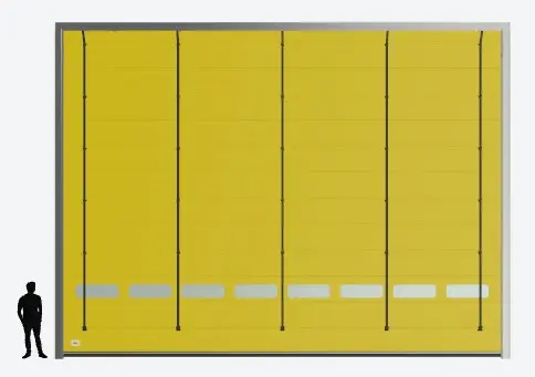 [TMB10060] Porte pliante TRAFFIC CM - triphasée 400V - PL10000 x PH6000 mm