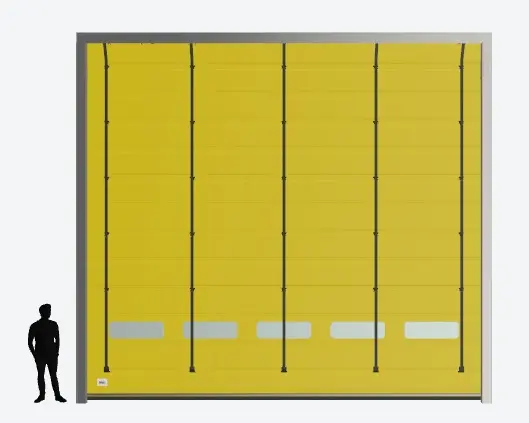 [TMB7050] TRAFFIC CM snelvouwdeur - 3 fasig 400V - PL7000 x PH5000 mm