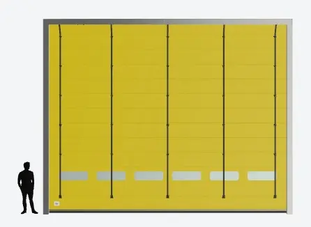 [TMB8050] TRAFFIC CM snelvouwdeur - 3 fasig 400V - PL8000 x PH5000 mm