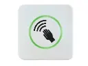 [CSWTHW] Interrupteur blanc sans contact avec rétroaction par LED - picto. main