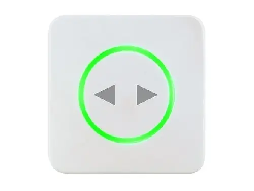 [CSWTOP1] Interrupteur blanc sans contact avec rétroaction par LED, picto OPEN2