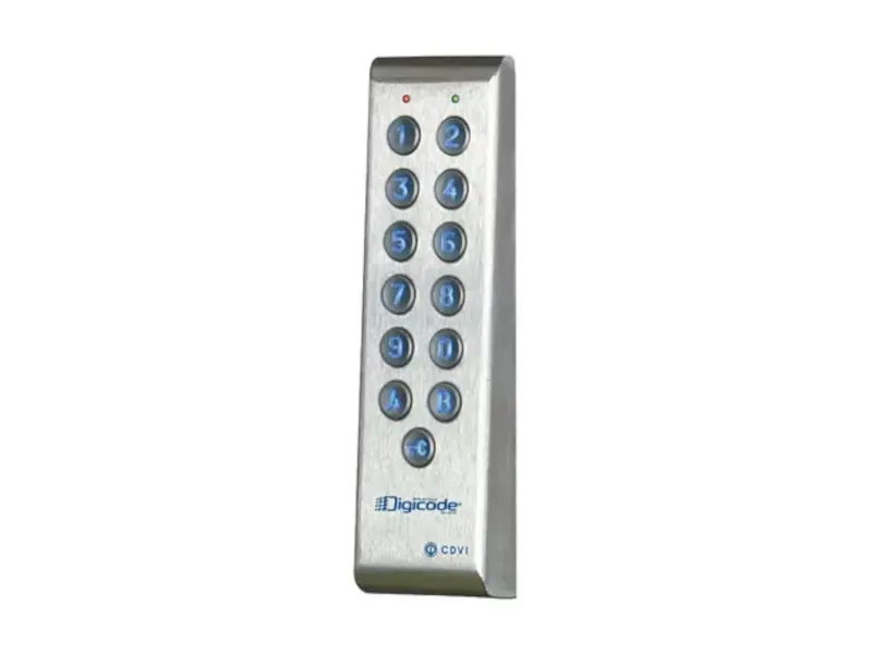 [PROFIL100EINT] DIGICODE® RVS (INOX) - 2 RELAIS