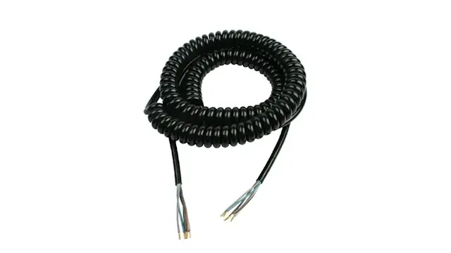 [DOK040254] Elektrische spiraalkabel 5X0.75 DH 8M