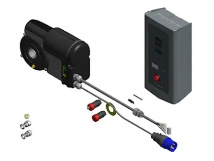 [DOK101280] Op.IDO7 C700 10/10 N pour portes jusqu'à 400kg