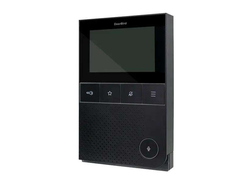 [A1101BL] IP video binnenpost zwart, opbouw