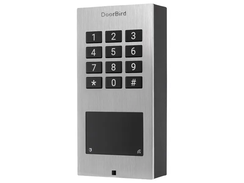 [A1121-SM] IP-Opbouw codeklavier/ badgelezer, roestvrij staal V2A, geborsteld