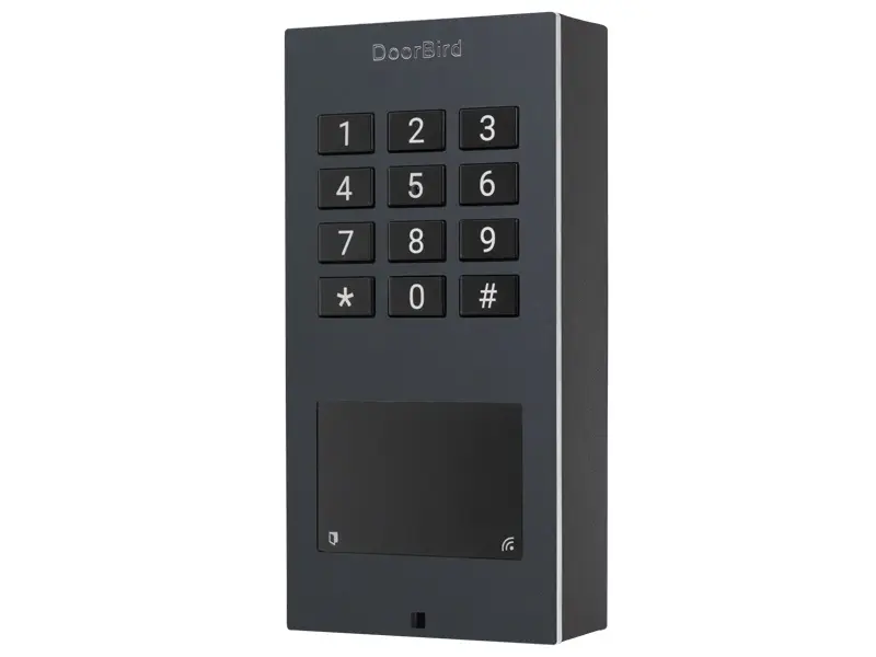 [A1121-SM7016] Clavier/lecteur de badges IP en apparent, acier inoxydable V2A, Titane