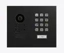 [D1101KH-M-F9011] IP video inbouwbuitenpost met 1 oproepkn en codeklavier, RAL9011