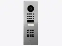 [D1101KV-FM] IP video inbouw buitenpost met codeklavier en 1 oproepknop RVS