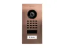 [D1101V-FMBB] IP video inbouw buitenpost met 1 oproepknop, RVS geborsteld Brons