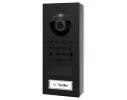 [D1101V-SM9011] IP video opbouw buitenpost met 1 oproepknop, Grafietzwart