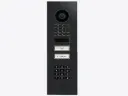 [D1102KV-FM9011] Interphone vidéo IP encastré, clavier à code int., 2 boutons d'appel