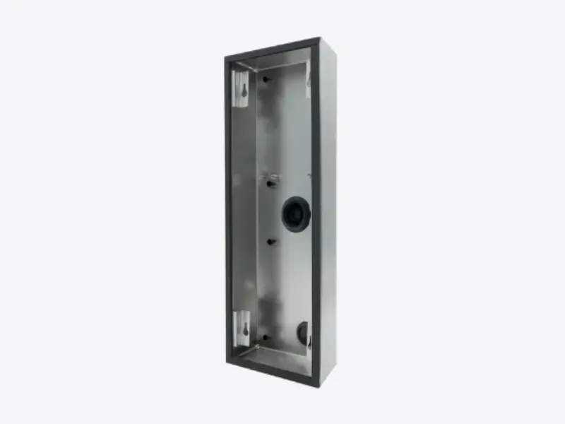 [D2101KVSM] Opbouwdoos voor D2101KV video buitenpost, RVS V4A