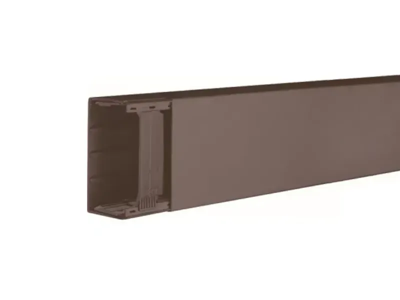 [EIGOOT60X110ZWART] Goulotte de câble Noir 60x110mm, longueur 2m