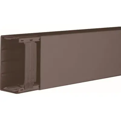 [EIGOOT60X110ZWART] Goulotte de câble Noir 60x110mm, longueur 2m