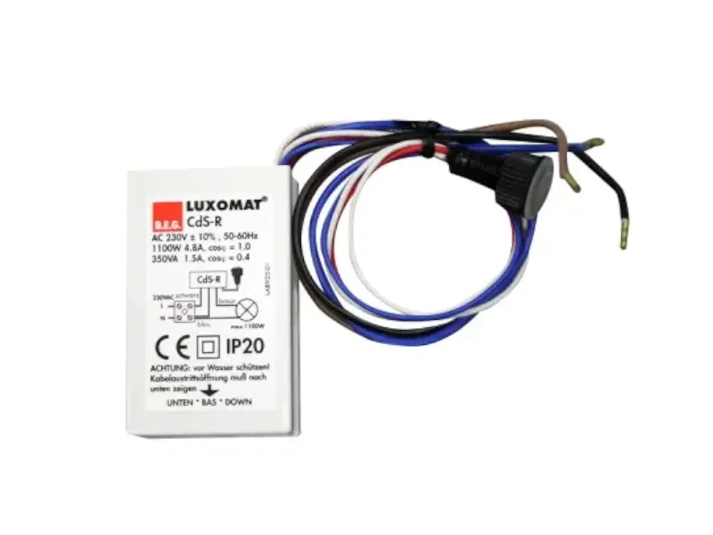 [EISCHEMER] Inbouw schemerschakelaar 240V, 1NO, max 1000W