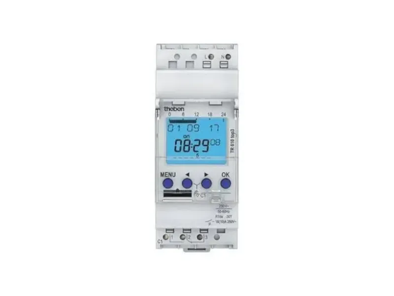 [EITHBTR610] Horloge digitale à 1 canal 24U/7D 230Vac