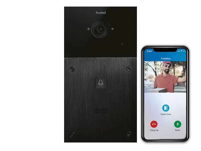 [FT600VK-BASIC] Entry video KIT - buitenpost met 1 knop en 4 licenties app