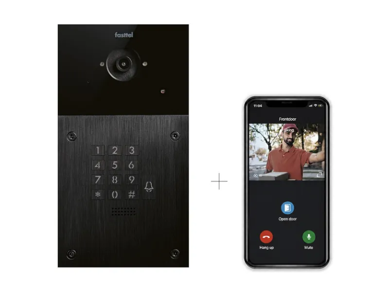 [FT600VKK-BASIC] Entry video KIT - buitenpost met 1 DK en codeklavier - 4 licenties app