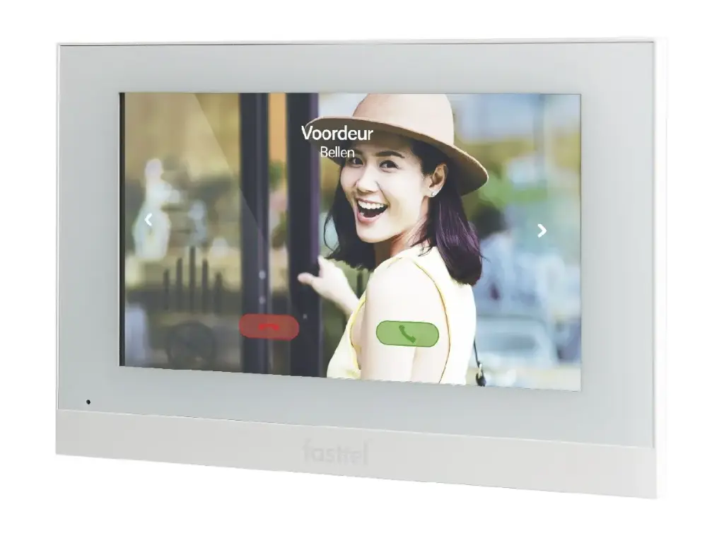 [FT600W] Fasttel poste intérieur 7" SIP LCD monitor Wifi, blanc