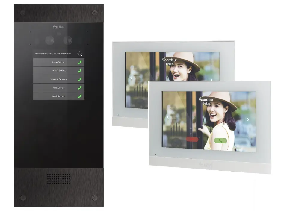 [FT800VC-K2A] WIZARD PRESTIGE start KIT voor 2 appartementen, uitbreidbaar tot 999