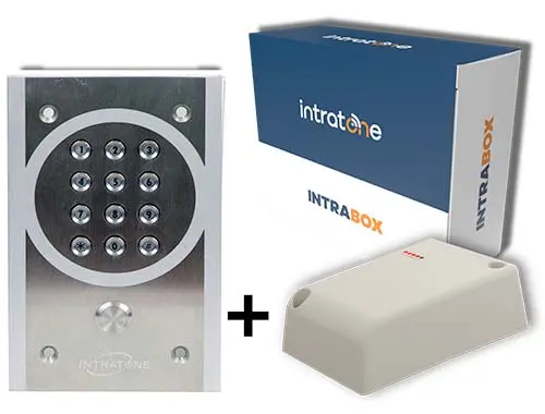 [06-0103-NL] INTRABOX RVS codeklavier met drukknop - incl. 10 jaar data synchro