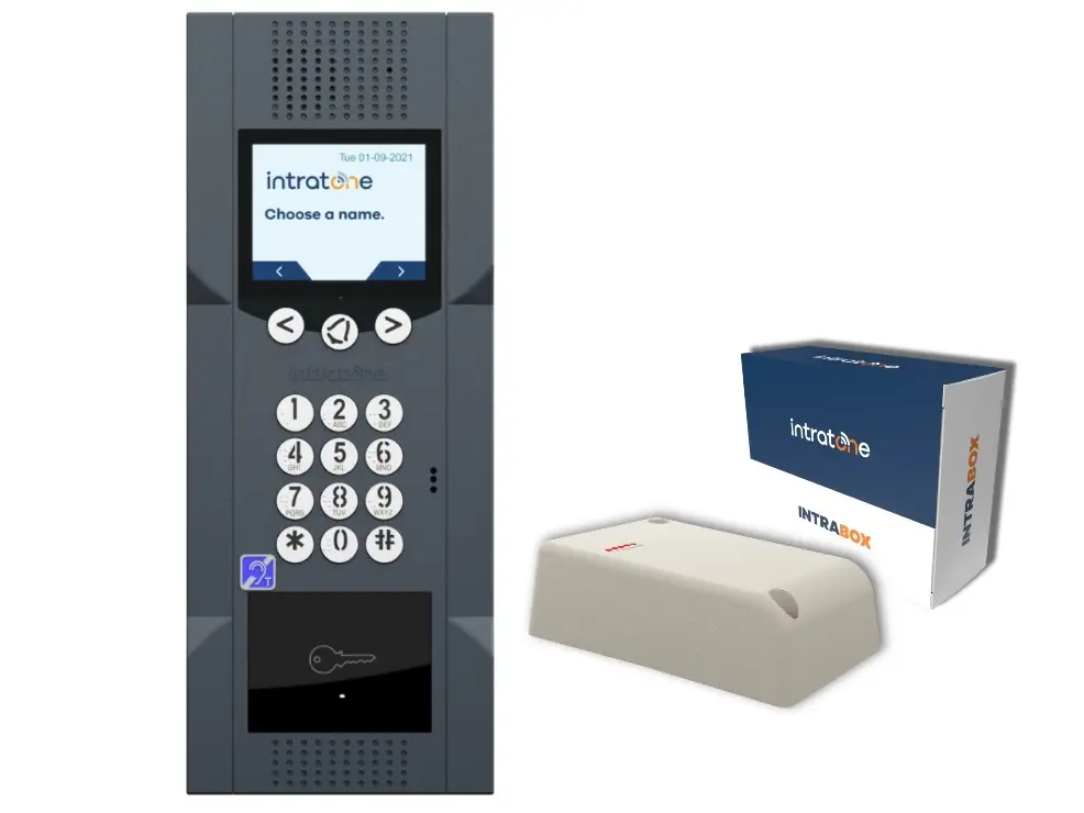 [35-0105-3U] INTRACODE 4G video intercom - incl. 15 jaar communicatie 3 gebruikers