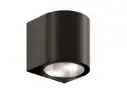 [ARCO75-DC-9005] Eclairage extérieur mural ARC, 75 mm de largeur, 12-24V DC, RAL 9005