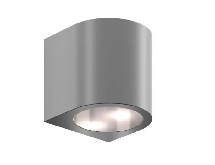 [ARCO75-DC-UNCOLOURED] Eclairage extérieur mural ARC, 75 mm de largeur, 12-24V DC, sans laqua