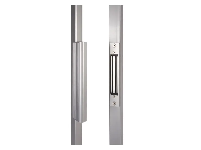 [BMAG2500-ZILV] Inbouw magneetslot voor draaipoort - 250kg trekkracht - Zilver