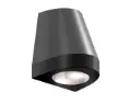 [CONE85-DC-9005] Kegelvormige wandverlichting, 85 mm breed, 12-24V DC, RAL 9005