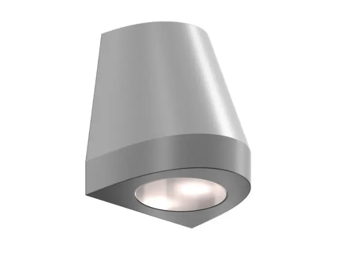 [CONE85-DC-SILV] Eclairage extérieur mural cone, 85 mm de largeur, 12-24V DC, argent