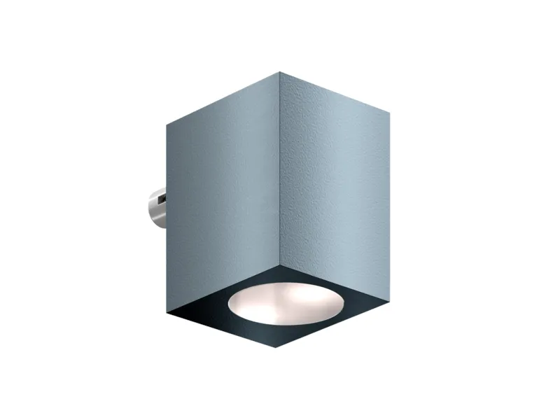 [CUBE55-DC-7016] Kubusvormige wandverlichting, 55 mm breed, 12-24V DC, RAL 7016