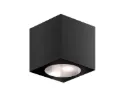 [CUBE75-230V-9005] Kubusvormige wandverlichting, 75 mm breed, 230V AC, RAL 9005