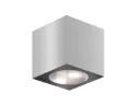 [CUBE75-DC-UNCOLOURED] Kubusvormige wandverlichting, 75 mm breed, 12-24V DC, ongekleurd