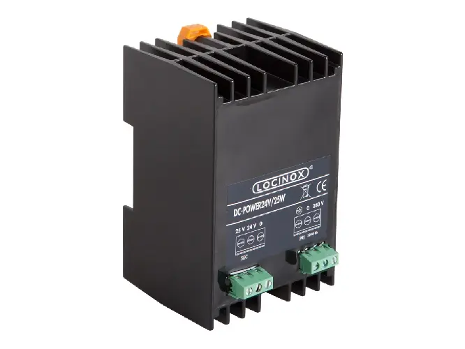 [DC-POWER-24V-25W] Veiligheidsvoeding 24V/25W. Primaire spanning 230V