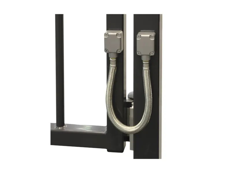 [DVK-HD-650] Verstevigde roestvrijstalen, gevlochten doorvoekabel 650 mm