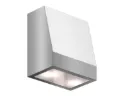 [HEPTA75-230V-SILV] Trapziumvormige wandverlichting, 75 mm breed, 230V AC, ZILVER