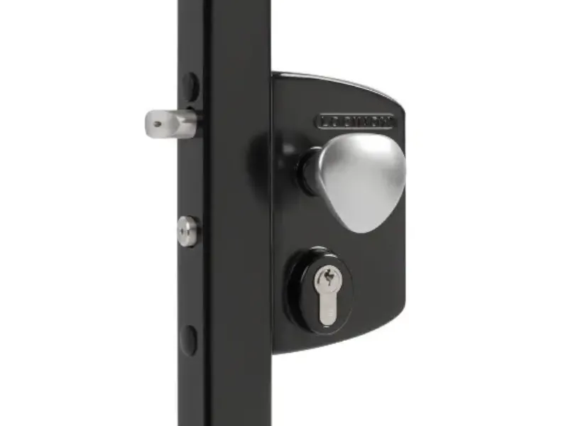 [LEKQ40U2LVSZR9005] Elektrisch slot in opbouw met normaal open werking - RAL 9005