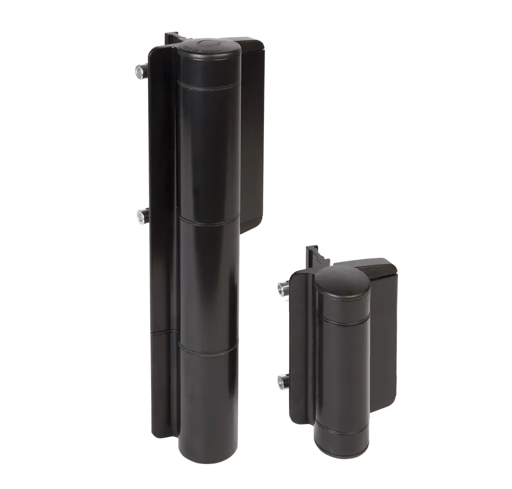 [MAMMOTHHD-9005] 180° poortsluiter en scharnier in 1 - poorten tot 2m en 200Kg - 9005