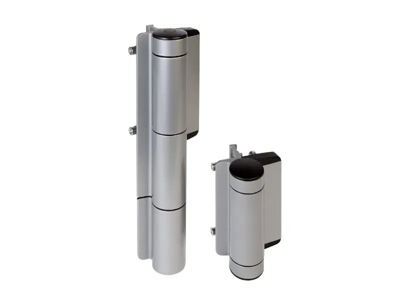 [MAMMOTHHD-ZILV] 180° poortsluiter en scharnier in 1 - poorten tot 2m en 200Kg - ZILV